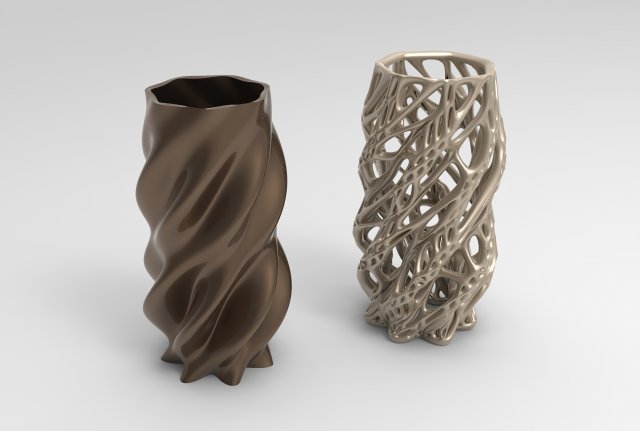Vase Voronoi 39 3D 模型 .c4d .max .obj .3ds .fbx .stl .blend 