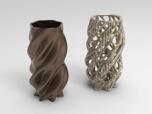 Vase Voronoi 39 3D Model