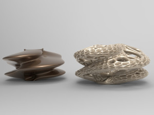 Vase Voronoi 43 3D Model