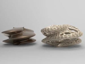 Vase Voronoi 43 3D Model