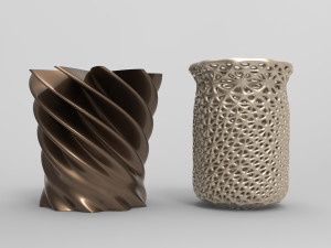 Vase Voronoi 44 3D Model