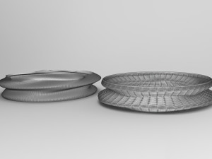 Vase Voronoi 45 Model 3D