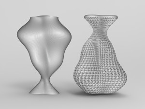 Vase Voronoi 46 3D Модель