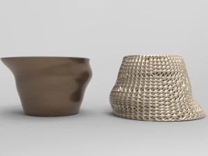 Vase Voronoi 49 3D Model