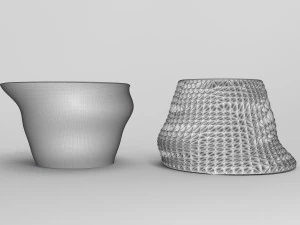 Vase Voronoi 49 3D Model