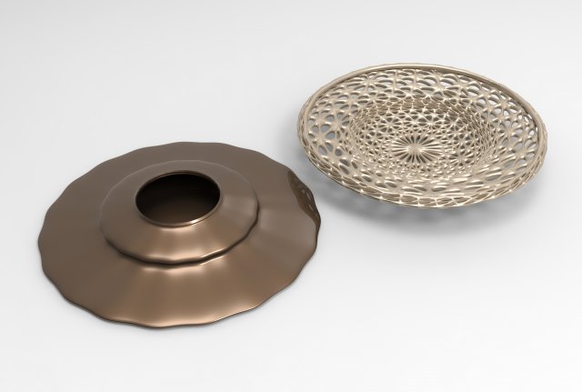 Vase Voronoi 50 Model 3D .c4d .max .obj .3ds .fbx .stl .blend 