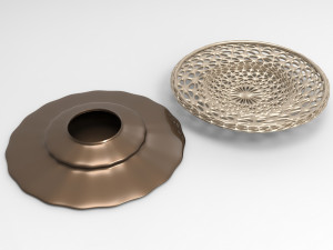 Vase Voronoi 50 Model 3D