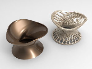 Vase Voronoi 51 3D Model