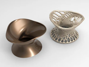 Vase Voronoi 51 3D Model