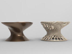 Vase Voronoi 51 3D Model