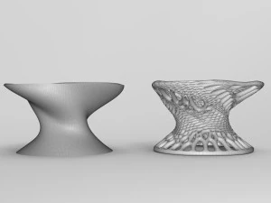 Vase Voronoi 51 3D Model