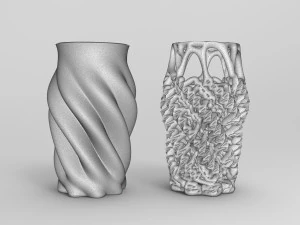 Vase Voronoi 53 3D Model