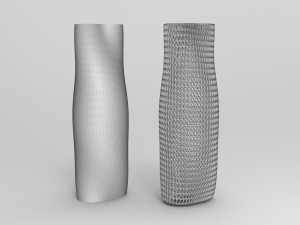 Vase Voronoi 54 Modelo 3D