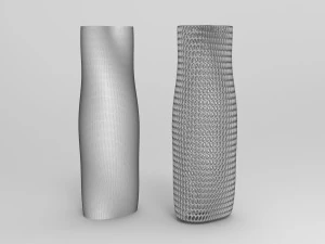 Vase Voronoi 54 3D Model