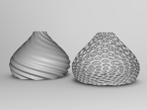 Vase Voronoi 56 3Dモデル