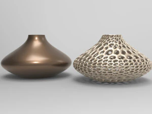 Vase Voronoi 57 3D Model