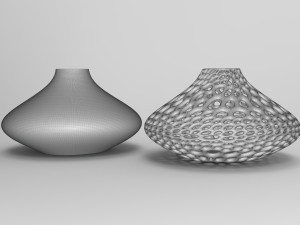 Vase Voronoi 57 3Dモデル