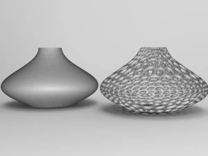 Vase Voronoi 57 3D Model