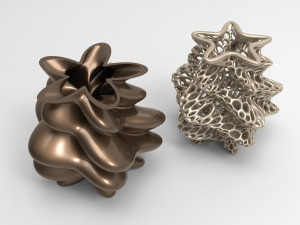 Vase Voronoi 59 3D Model