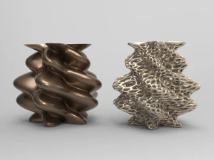 Vase Voronoi 59 3D Model