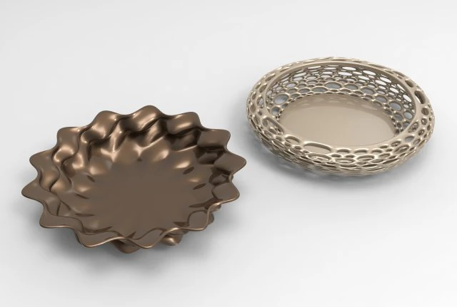 Vase Voronoi 60 3D Model .c4d .max .obj .3ds .fbx .stl .blend 