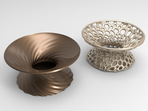 Vase Voronoi 61 3D Model