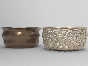 Vase Voronoi 62 3D Model