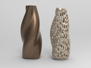 Vase Voronoi 63 3D Model