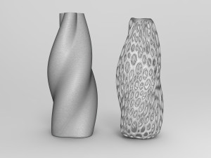 Vase Voronoi 63 3D Model