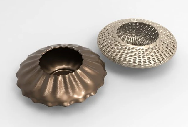 Vase Voronoi 64 3D Model .c4d .max .obj .3ds .fbx .stl .blend 