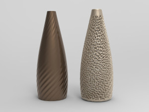Vase Voronoi 65 3D Model