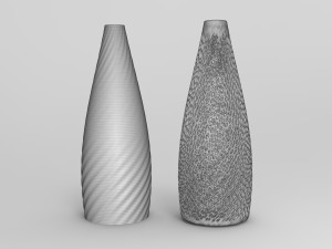 Vase Voronoi 65 3D Model