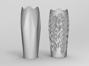 Vase Voronoi 66 3D Model