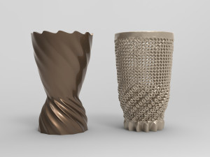 Vase Voronoi 67 3D मॉडल