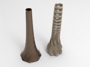 Vase Voronoi 69 3D Model