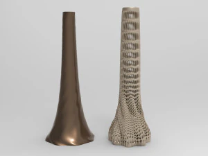 Vase Voronoi 69 3D Model