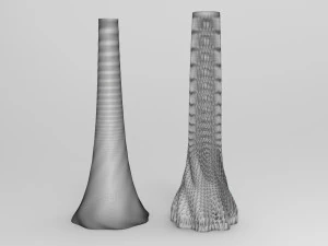 Vase Voronoi 69 3D Model