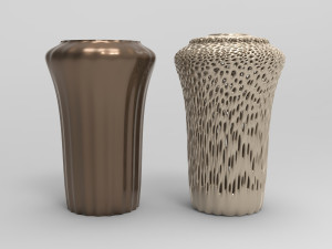 Vase Voronoi 70 3D Model