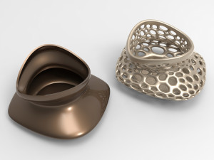 Vase Voronoi 71 Model 3D