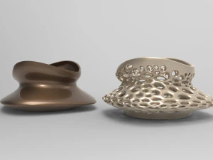 Vase Voronoi 71 3D Model