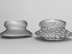 Vase Voronoi 71 3D Model