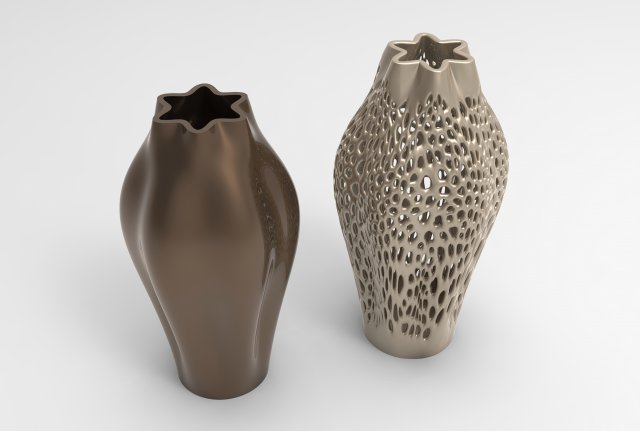 Vase Voronoi 72 3Dモデル .c4d .max .obj .3ds .fbx .stl .blend 