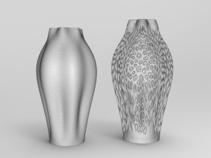 Vase Voronoi 72 3Dモデル