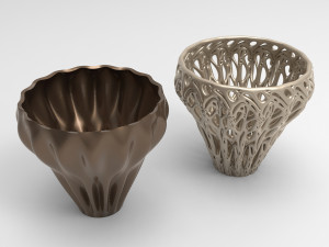 Vase Voronoi 73 3D Модель