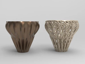Vase Voronoi 73 3D Model