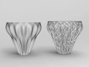 Vase Voronoi 73 3D Model