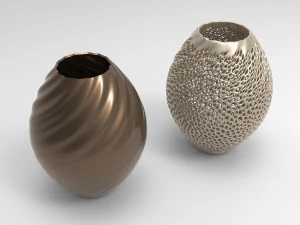 Florero Voronoi 74 Modelo 3D