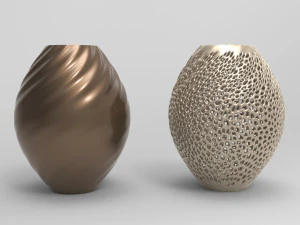Vase Voronoi 74 3D Model