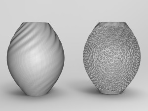 Vase Voronoi 74 3D Model