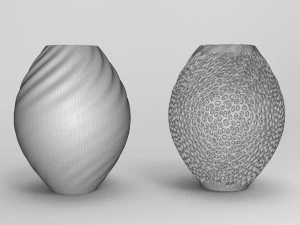 Vase Voronoi 74 3D Model